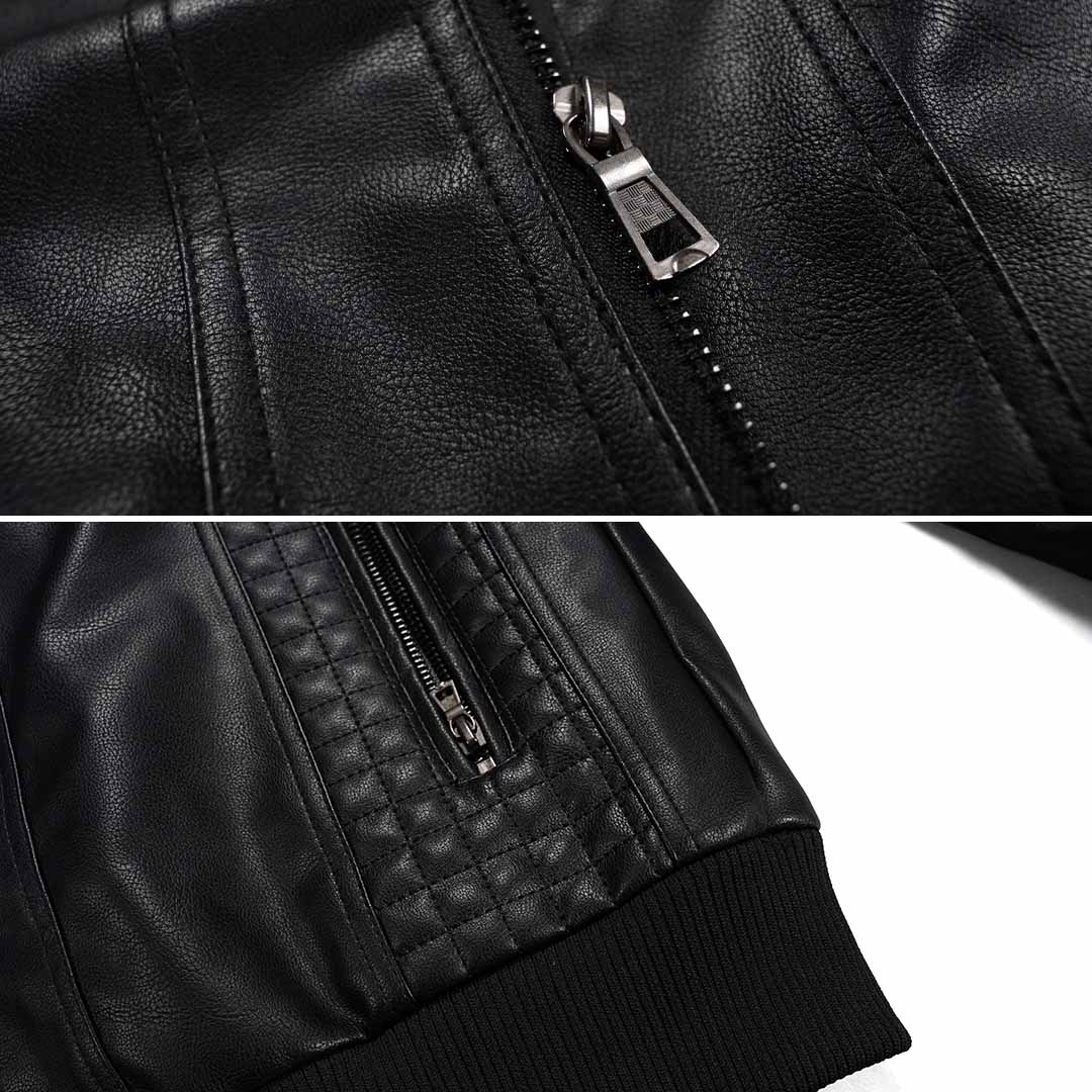 Chaqueta Moto Capucha Hombre