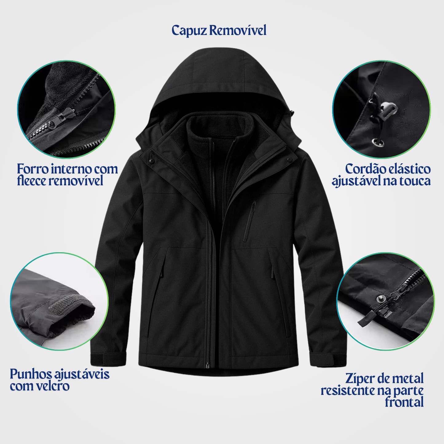 Chaqueta 3 en 1 Mujer