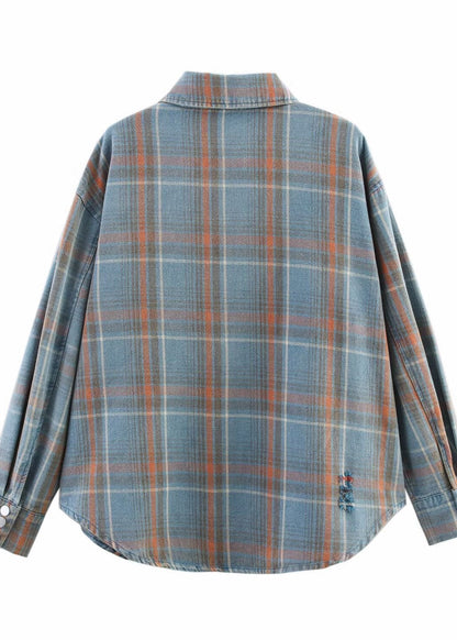 Camisa de Franela Oversize a Cuadros