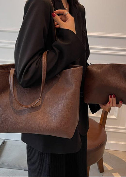 Bolso Tote de Cuero Amelène