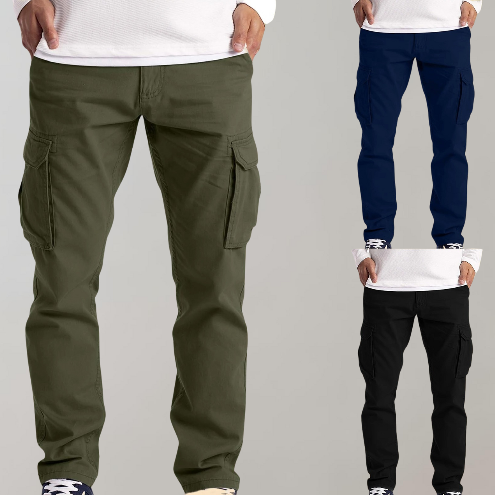 Pantalón Cargo Hombre Slim