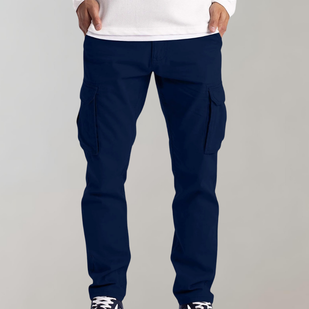 Pantalón Cargo Hombre Slim