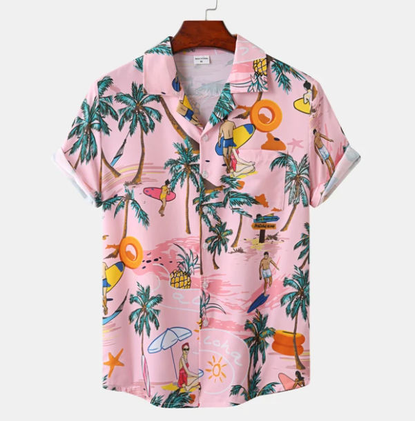 Camisa Flores Hombre Milano