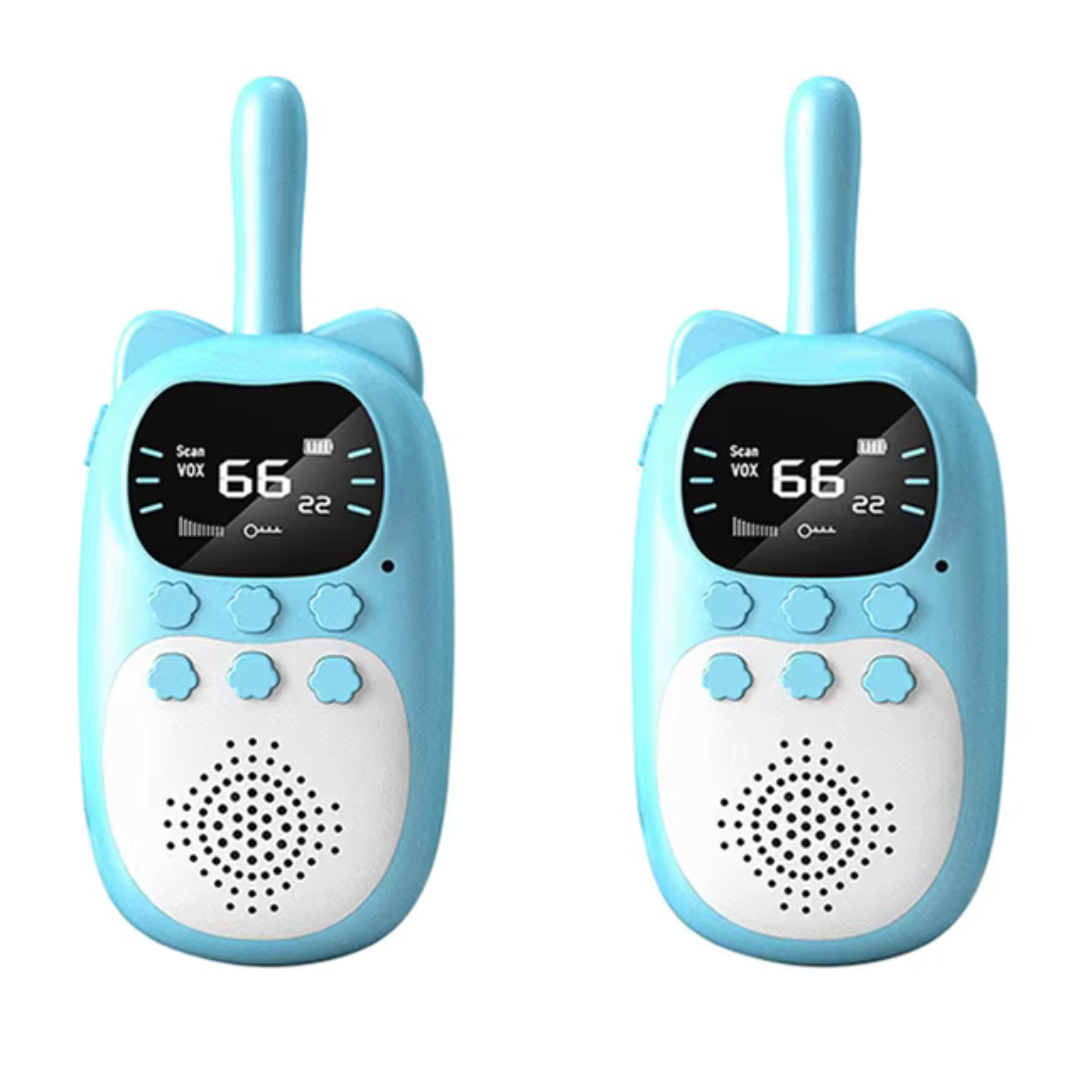 Walkie Talkies Digitales para Niños con Pantalla LCD