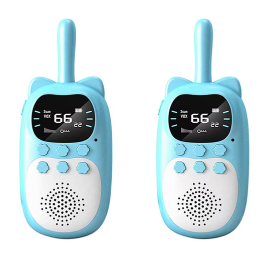 Walkie Talkies Digitales para Niños con Pantalla LCD