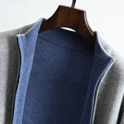 Chaqueta de Cachemira con Cremallera Lurean Hombre