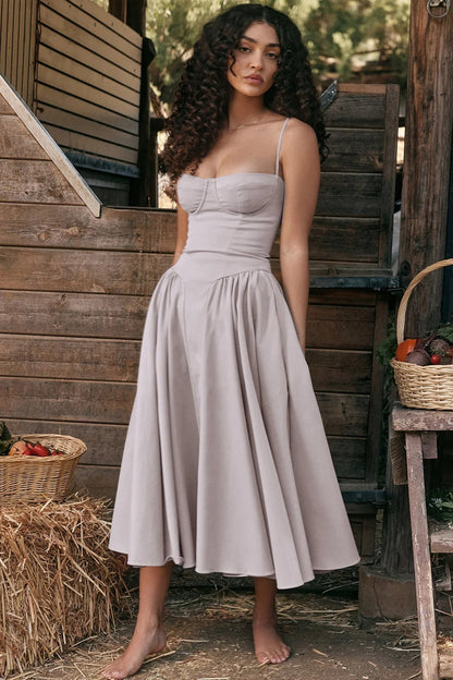 Vestido Midi Elegance Mujer