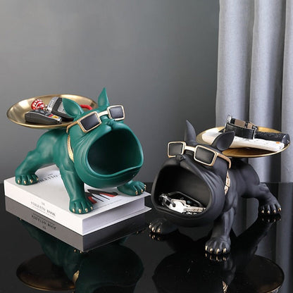 Escultura Bulldog Cuerpo Fuerte