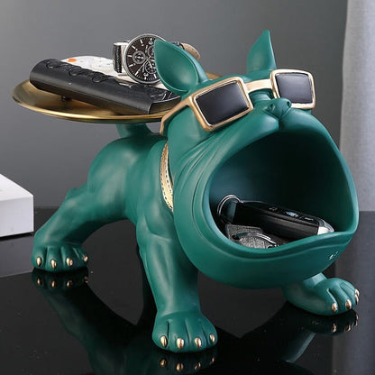 Escultura Bulldog Cuerpo Fuerte