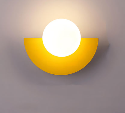 EverestLuxe – Lámpara de pared semicircular con diseño nórdico