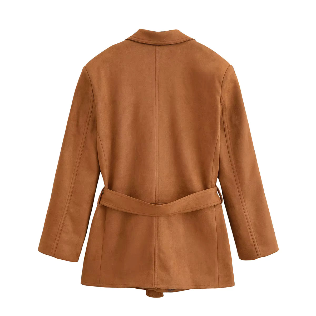 Blazer de Ante con Cinturón