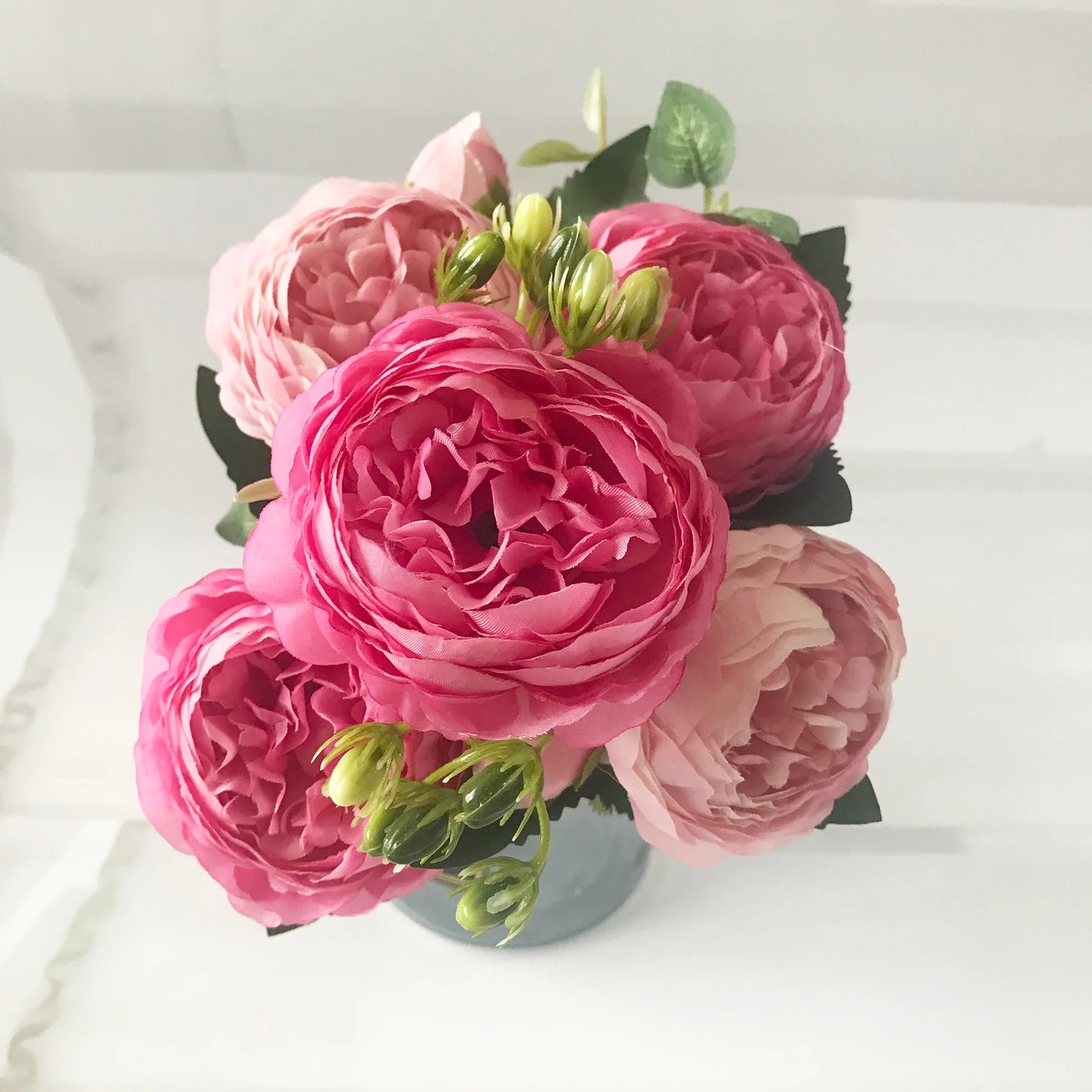 Ramo Peonías Rosas Artificiales