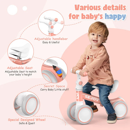 Bicicleta Equilibrio Bebé 4Ruedas