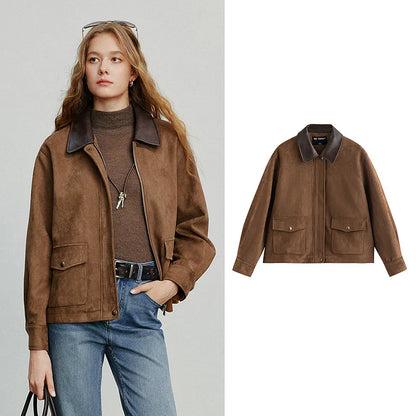 Chaqueta Mujer Ante Vintage