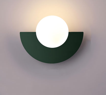 EverestLuxe – Lámpara de pared semicircular con diseño nórdico