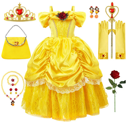 Vestido Princesa Niña Cosplay