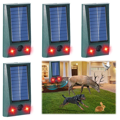 Ahuyentador Ultrasónico de Aves Solar – Cobertura 600 m² y Energía Autónoma