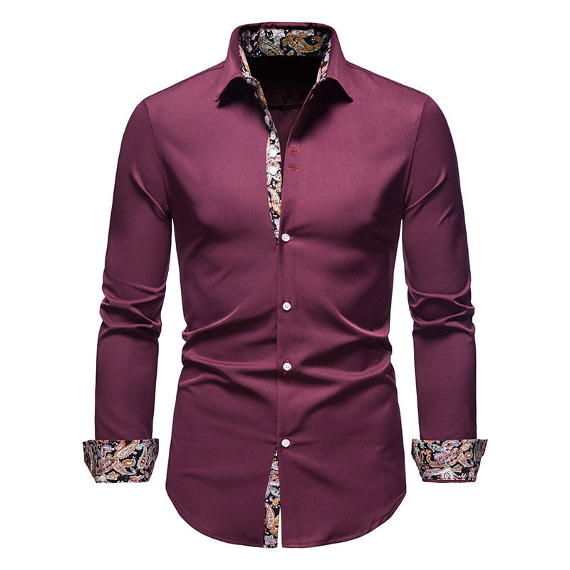 Camisa de Vestir Maison Delaro Hombre