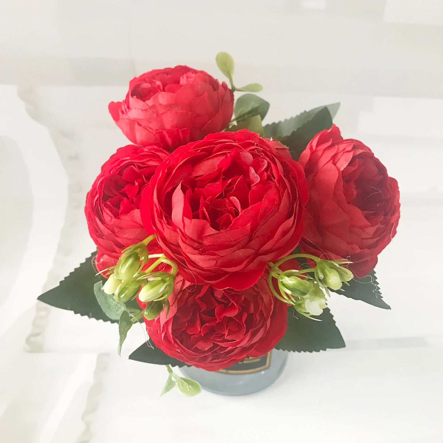 Ramo Peonías Rosas Artificiales