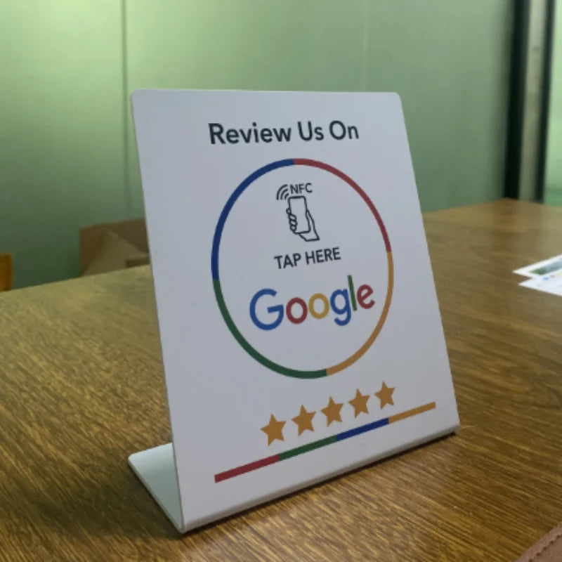 Tarjeta NFC Reseñas Google