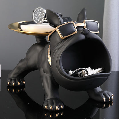 Escultura Bulldog Cuerpo Fuerte