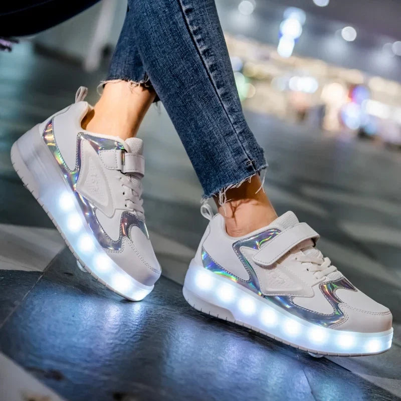 Zapatillas LED Ruedas Niños