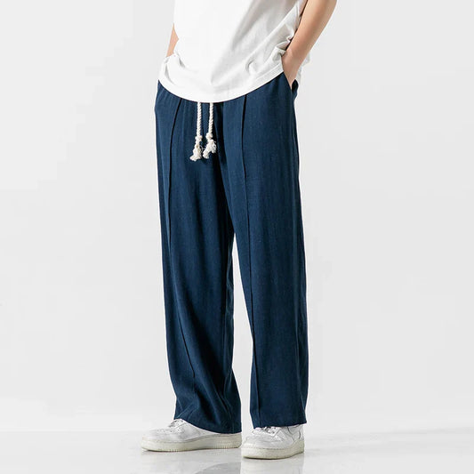 Pantalones Hombre Lino