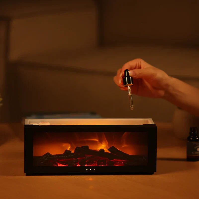Humidificador Aromaterapia Llama LED