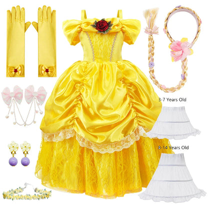 Vestido Princesa Niña Cosplay