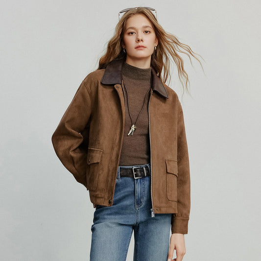 Chaqueta Mujer Ante Vintage