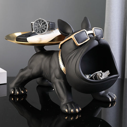 Escultura Bulldog Cuerpo Fuerte