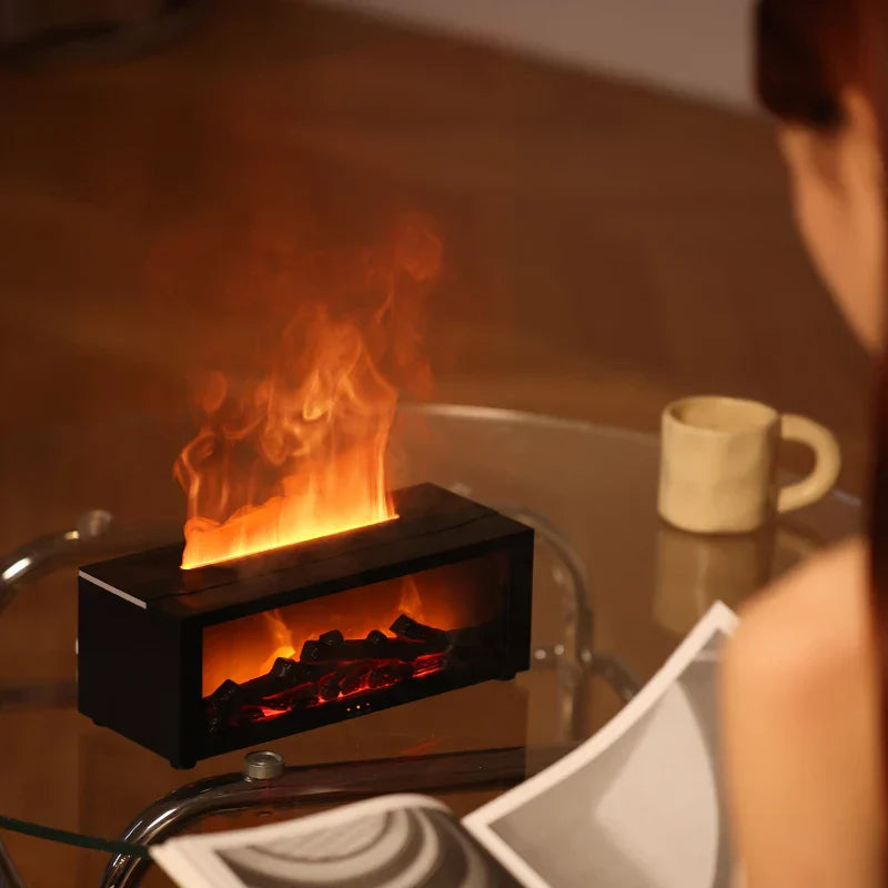 Humidificador Aromaterapia Llama LED