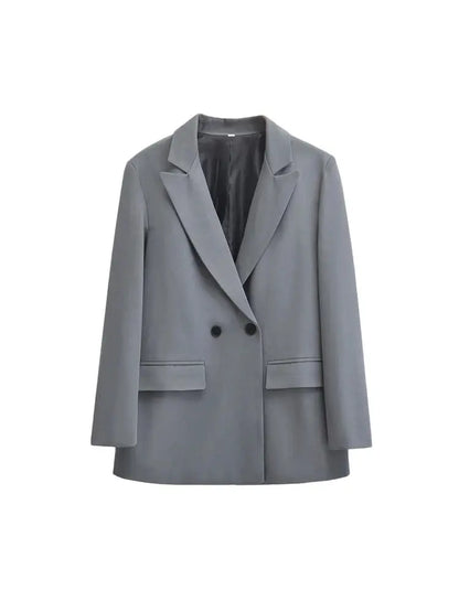 Blazer Mujer Doble Botón