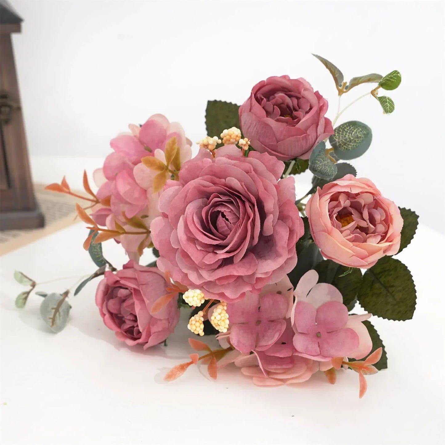 Ramo Peonías Rosas Artificiales