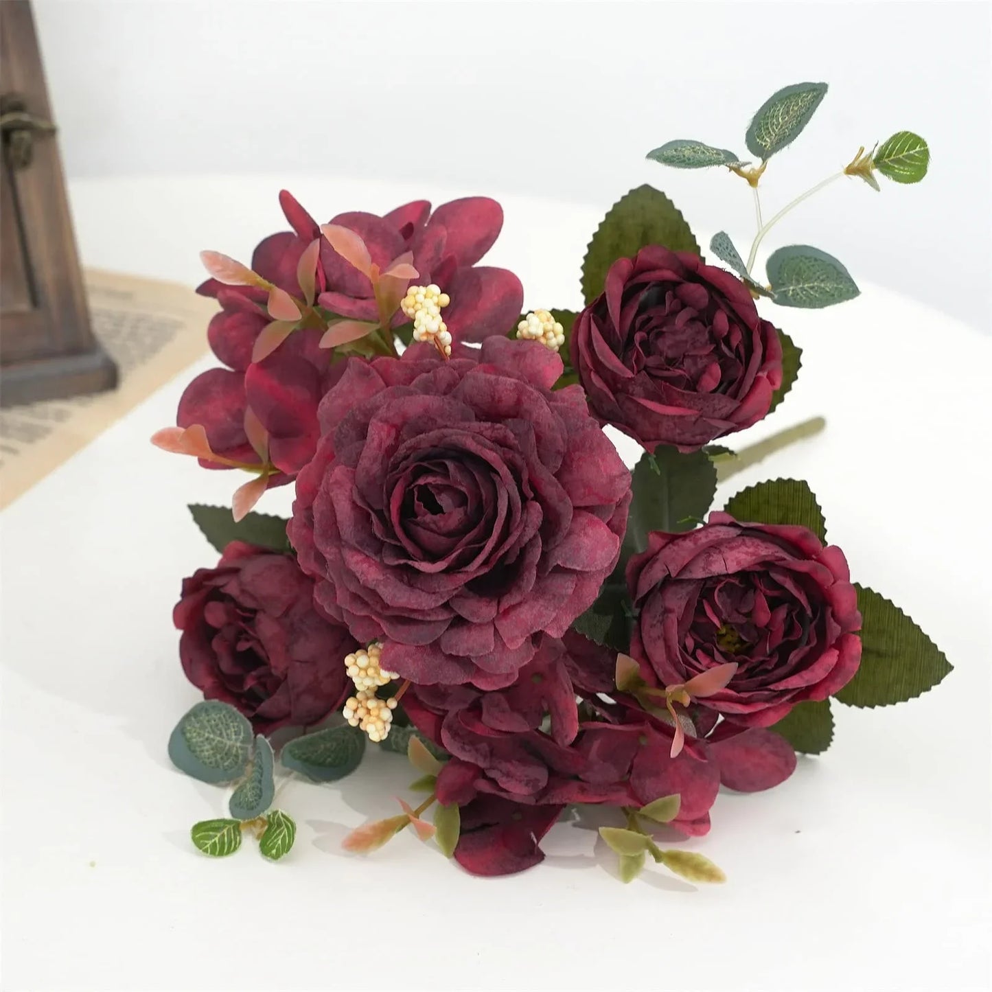 Ramo Peonías Rosas Artificiales
