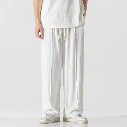 Pantalones Hombre Lino