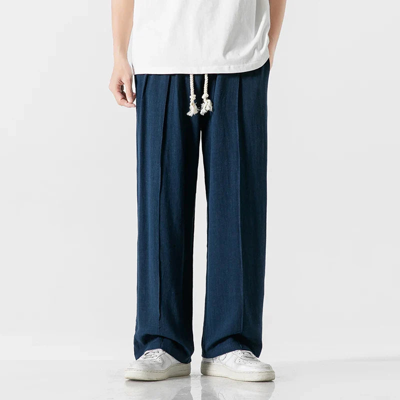 Pantalones Hombre Lino