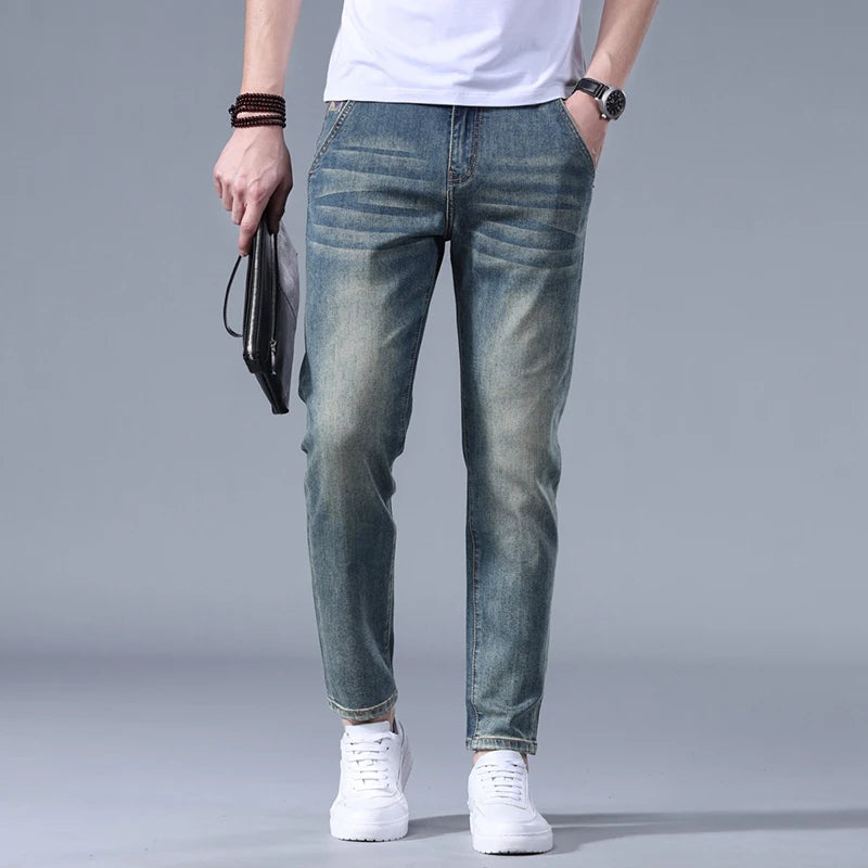 Jeans Hombre Slim Tobillo