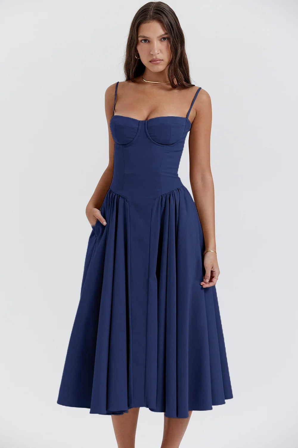 Vestido Midi Elegance Mujer
