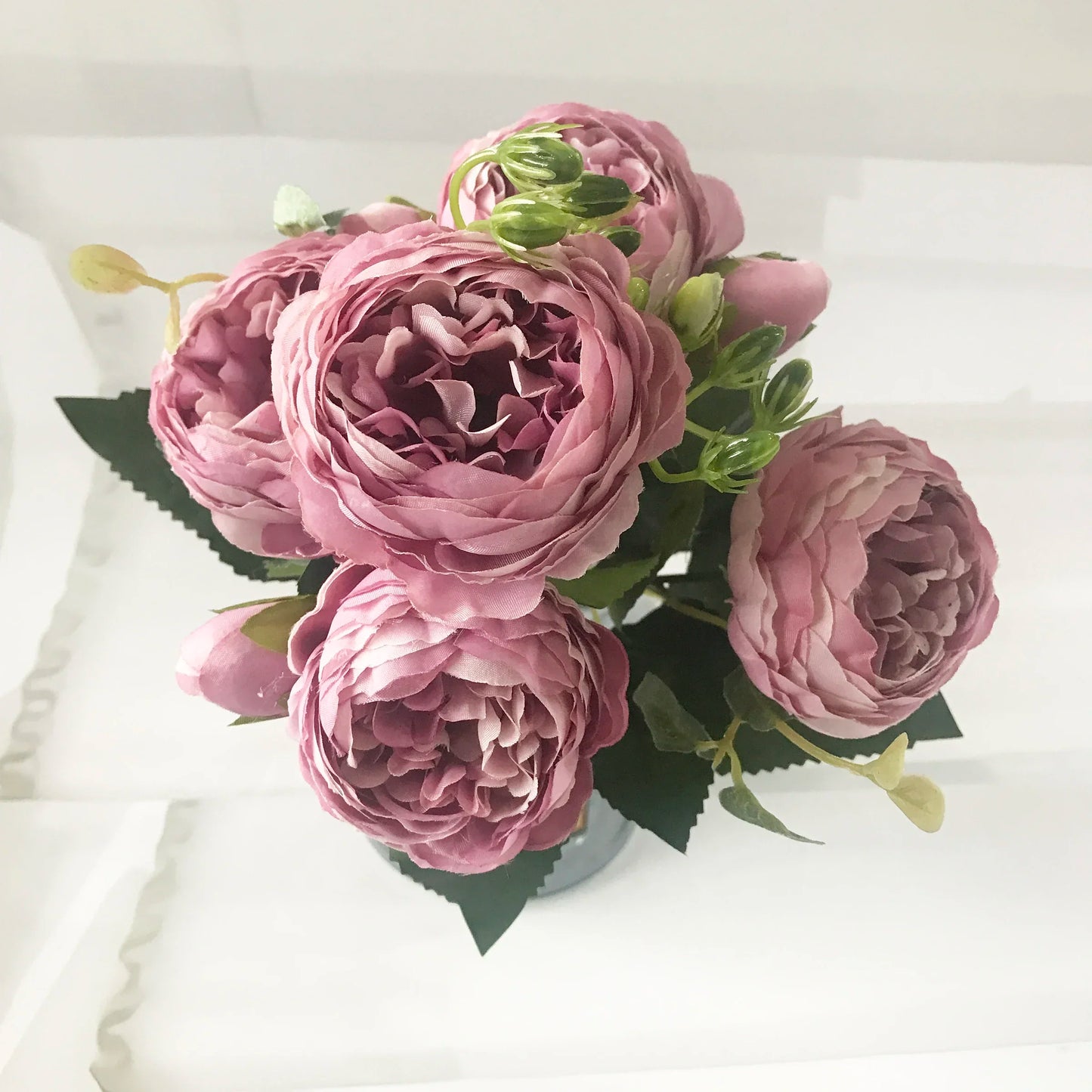 Ramo Peonías Rosas Artificiales