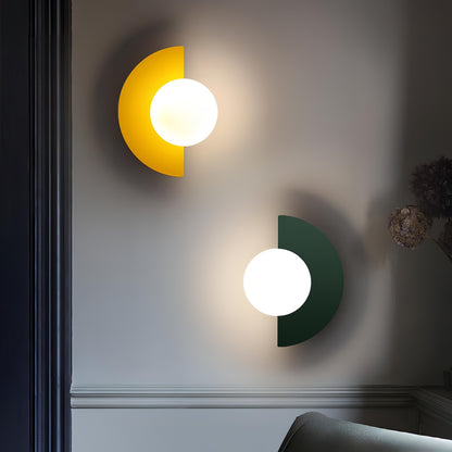 EverestLuxe – Lámpara de pared semicircular con diseño nórdico