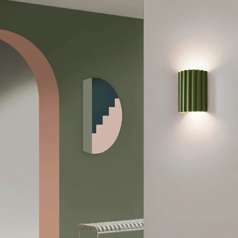 Aura – Lámparas de pared modernas en resina artística