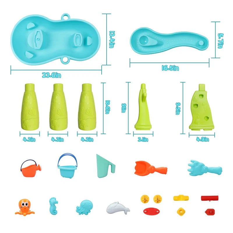 Mesa Sensorial Arena Agua