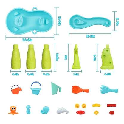 Mesa Sensorial Arena Agua