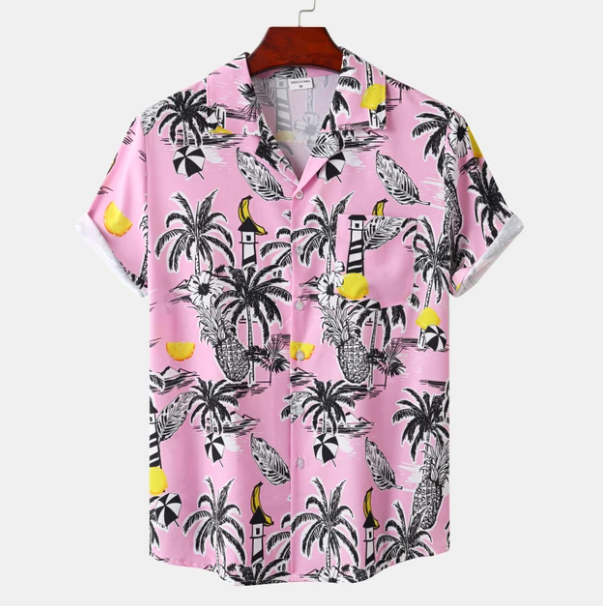 Camisa Flores Hombre Milano