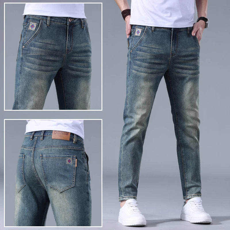 Jeans Hombre Slim Tobillo