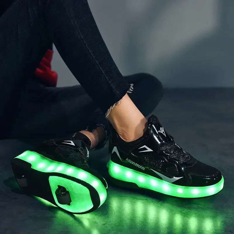 Zapatillas LED Ruedas Niños