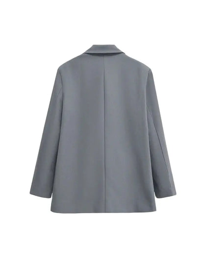 Blazer Mujer Doble Botón