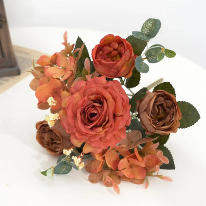 Ramo Peonías Rosas Artificiales