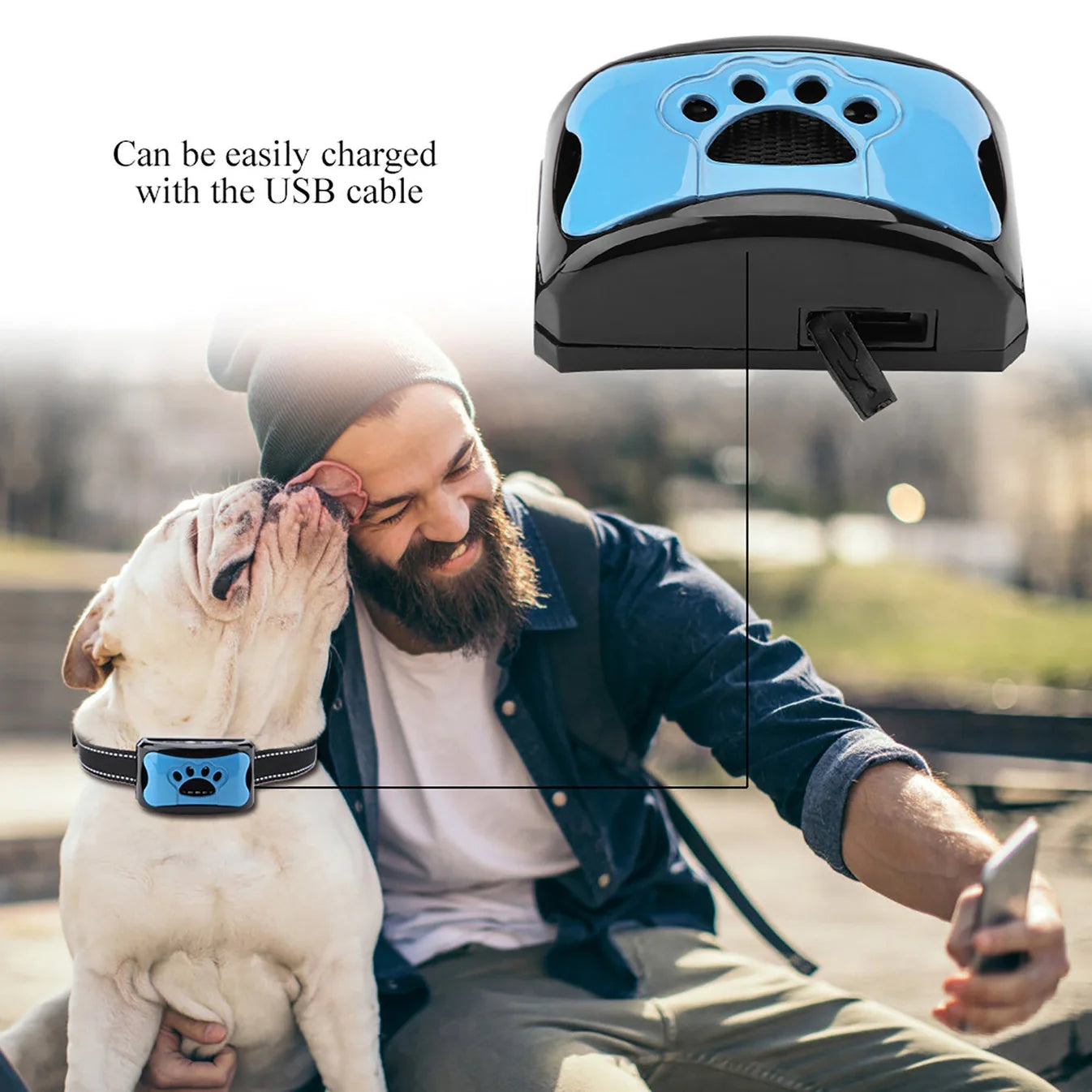 Collar Antiladridos Perros Ultrasonido